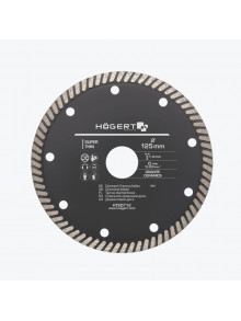 Отрезной диск алмазный супер тонкий 125 х 1,4 х 22,2 мм HT6D712 HOEGERT