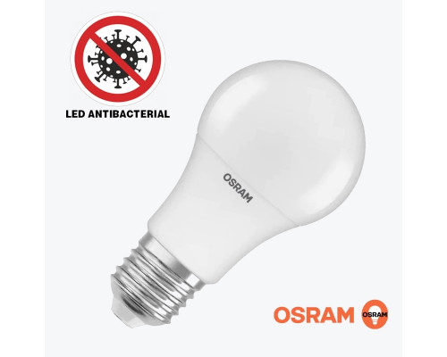 Bec LED antibacterial A60 8.5W 806Lm E27 6500K