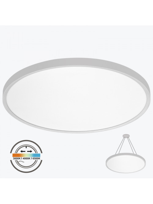 Плафон потолочный LED 50W 3CCT PL-CL50X3CCT-WH 230V IP20 белый 600x27 Ultra Slim PANLIGHT