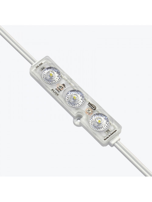 Светодиодный модуль SLIM-3S6K 1.2W, IP68 6500K