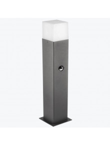 Садово-парковый светильник с датчиком движения LARGO-P PIR 50 max.15W E27 IP44 графит OS-LARGP40P-30