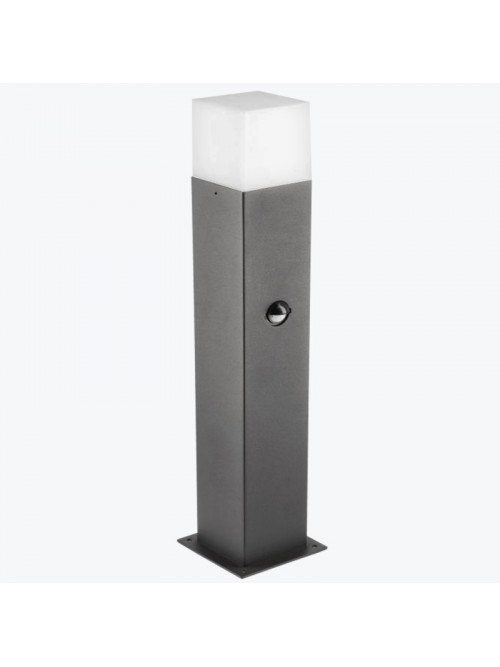 Садово-парковый светильник с датчиком движения LARGO-P PIR 50 max.15W E27 IP44 графит OS-LARGP40P-30