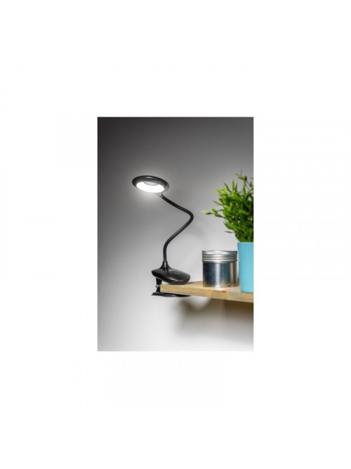 Настольная светодиодная лампа с аккумулятором LED RINGO 4W 200lm 3000K-6000K 3-CCT 1200 mAh черная LB-RIN4W-10-DEC