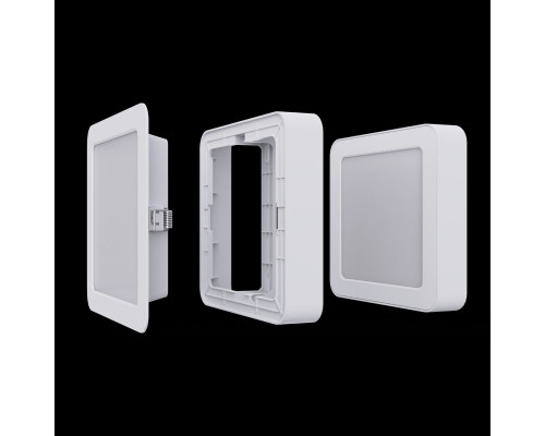 Spot LED 12W patrat alb 3CCT aplicat/incastrat PL-US12UPP3CCT PANLIGHT