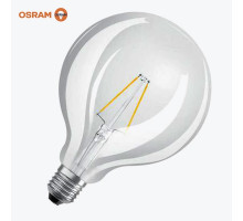 Bec LED filament OSRAM G125 2.5W 250Lm E27 2700K