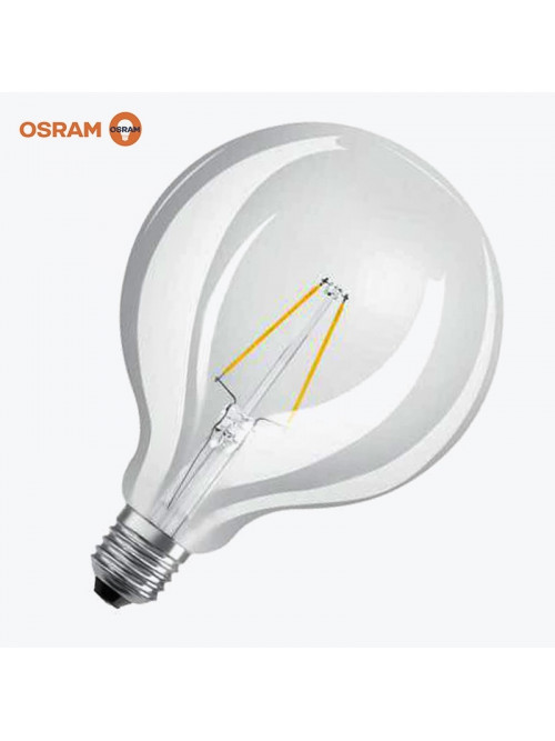 Светодиодная лампа филамент OSRAM G125 2.5Вт 250 Лм E27 2700K