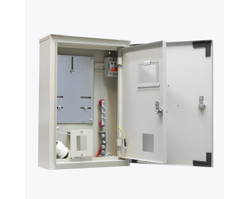 Металлический щит учета БЗУМ  DDE-3 TIP 2 63A
