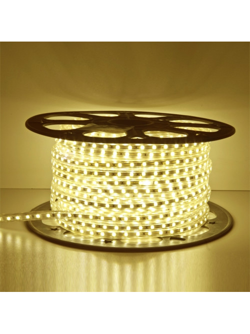Светодиодная лента PL-5050B60WW50M-220E 220V SMD5050 14.4W IP67 3000-3500K
