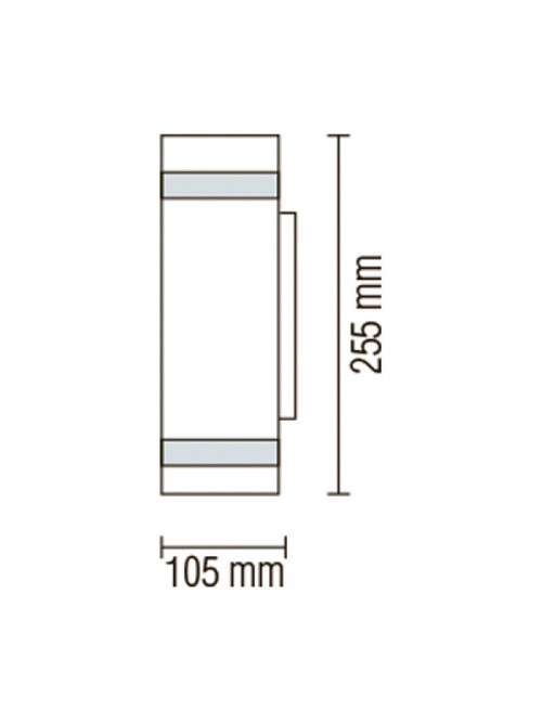 Настенный светильник GARDENYA-4 уличный макс.2x35 Вт IP44 230V GU10 075-010-0004