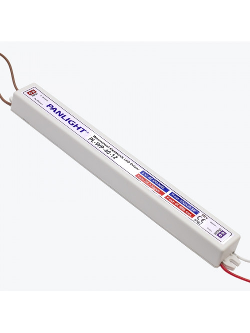 Блок питания для светодиодной ленты ULTRA SLIM 12V 3.3A 40W IP67 PL-WP-40-12 PANLIGHT
