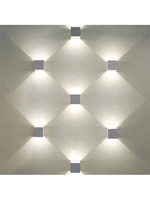 Светильник LED 6W 4000K уличный настенный IP54 230V 4000K белый PL-WLA06PW-WH