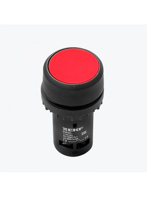 Кнопка SW2C-11 возвратная красная NO+NC sw2c-11s-r EKF PROxima