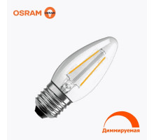 Bec LED filament OSRAM B40 5W 470Lm E27 2700K Dimmer