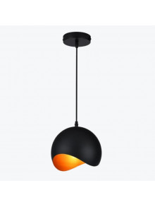 Светильник подвесной MAVIA 1853 1xE27 IP20 d20cm черный/золото OS-MAV-11-DEC