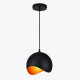 Светильник подвесной MAVIA 1853 1xE27 IP20 d20cm черный/золото OS-MAV-11-DEC