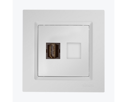 Priza unitara HDMI alba CGHDMI.01/11 SIMON 10