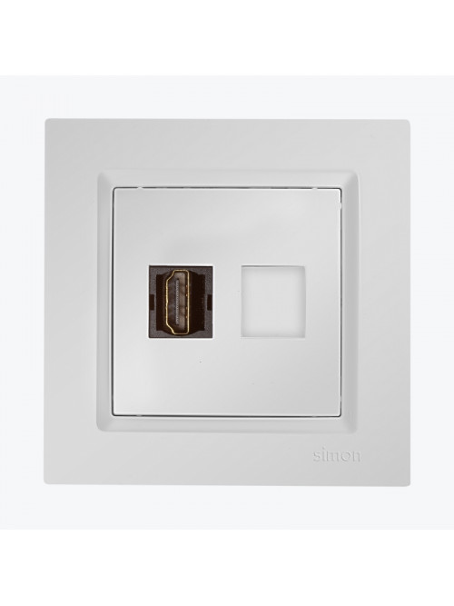 Priza unitara HDMI alba CGHDMI.01/11 SIMON 10