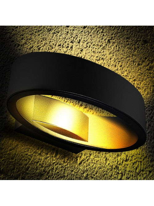 Светильник фасадный LED 6W COB 4000K IP54 черный PL-13061P PANLIGHT