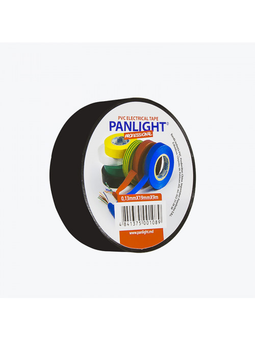 Изолента ПВХ черная 19x9 PANLIGHT