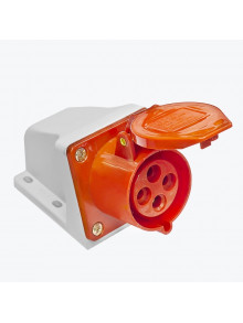 Розетка стационарная 114 3P+PE 16A 4P 380В IP44
