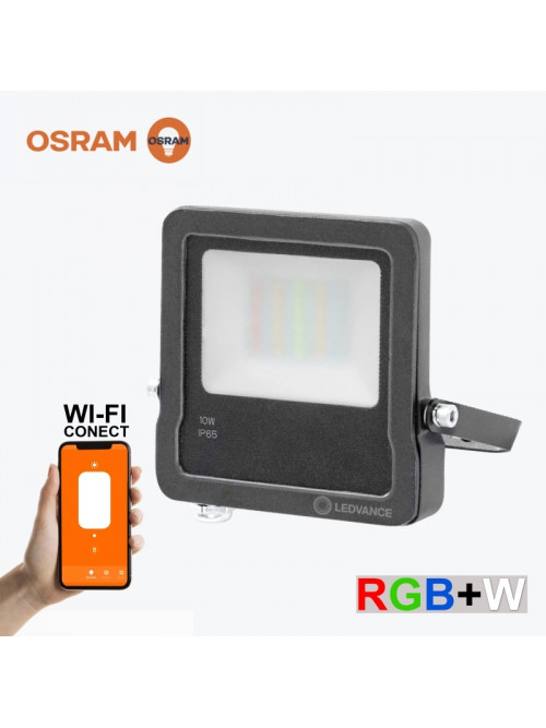 Прожектор светодиодный smart 10Вт, RGBW WiFI, IP65