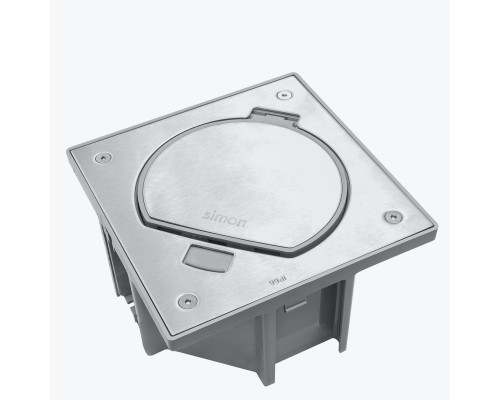 Монтажная коробка для влагостойкой основы + розетка IP66