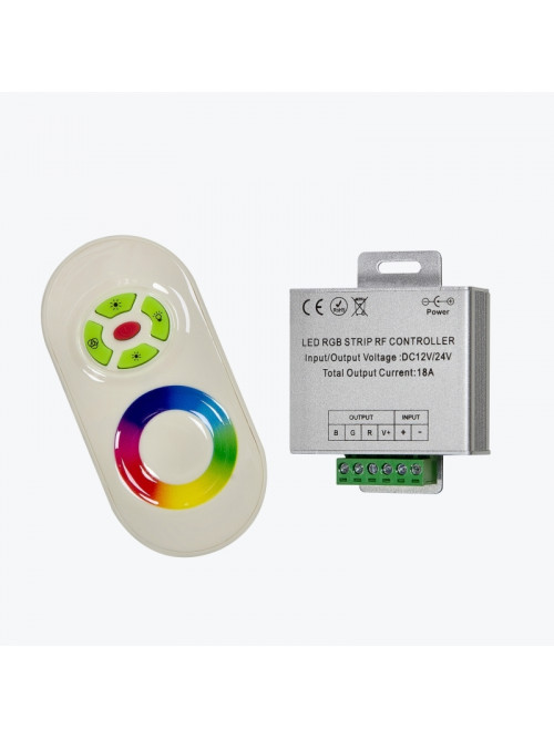 Контроллер для светодиодной ленты RGB Touch-пульт DC12-24V 18A IP20 CT302-RF PANLIGHT
