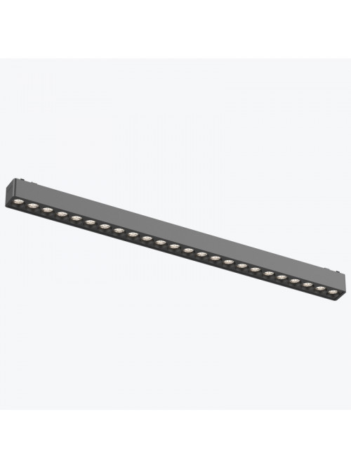 Светильник Linear на магнитную шину черный 24Вт,4000K,DC48V,445MM PANLIGHT ULTRA SLIM PL-24MTA-BK