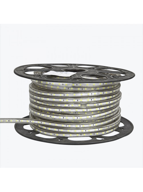 Светодиодная лента PL-5050B60B50M-220E 220V SMD5050 14.4 Вт IP67 синий