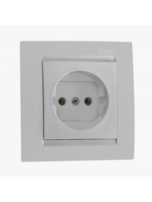 Priza simpla alba 1591431-030 SIMON 15