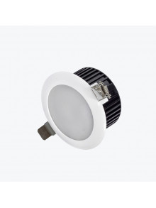 Светодиодный светильник врезной круглый белый PL-DLS210P LED 10Вт 4500K