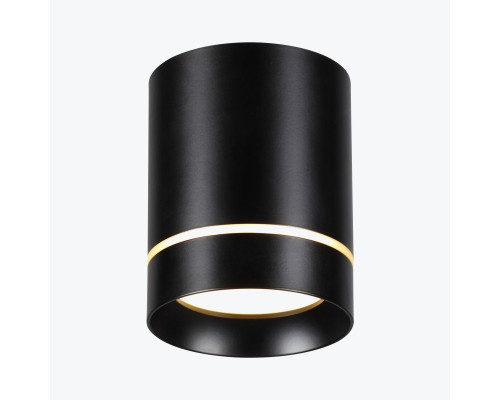 Spot aplicat LED 12W 4000K rotund negru PL-2343512W