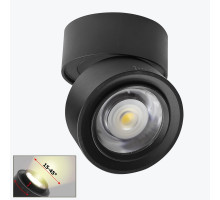 Proiector cu LED ZOOM 15-45° pe tavan negru 28W 4000K PL-28PT30EBK