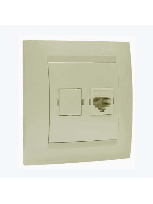 Priza telefon unitara RJ11 ivoar 1591480-031 SIMON 15