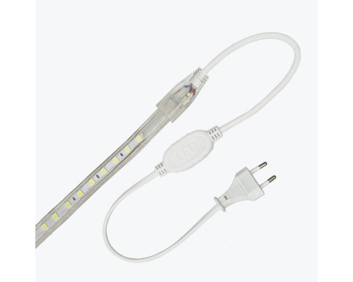 Светодиодная лента PL-5050B60PW1M-220E 220V SMD5050 14.4 Вт IP67 5500-6500K