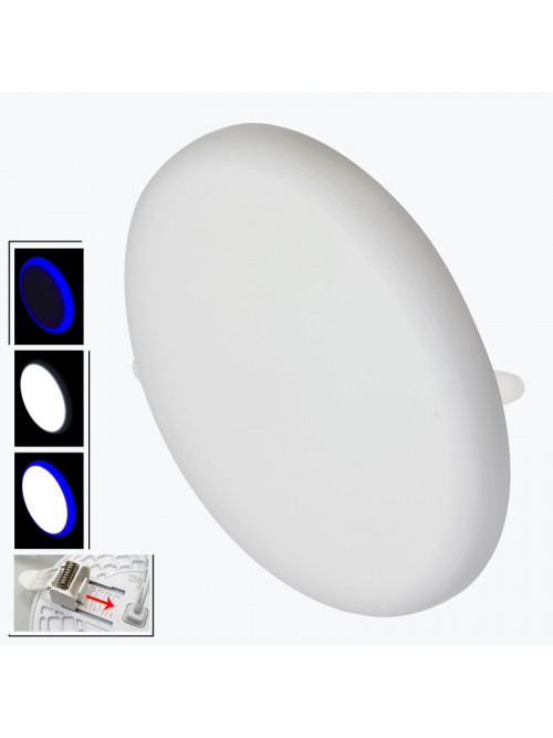 Светодиодная панель 24W+8W 6000K+Синий PL-UL24CW8B PANLIGHT