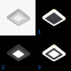 Светодиодный светильник 3W+3W 4000K PL-US3P3P PANLIGHT