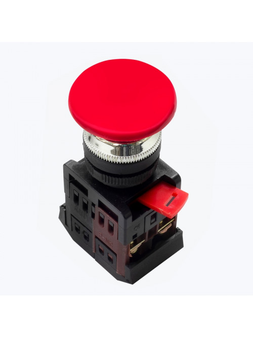 Кнопка AEA-22 красная NO+NC Грибок pbn-aea-r EKF PROxima