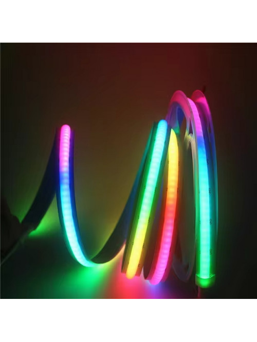 Светодиодная лента COB PL-COBRGB768-24, IP-20, 10mm 24V, 14W/m, RGB, 768led/m, 5m PANLIGHT