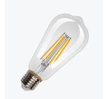 Светодиодная лампа филамент ST64 8W 2700K E27 880 Лм PL-ST64F8WW PANLIGHT