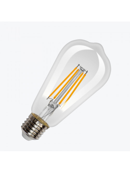 Светодиодная лампа филамент ST64 8W 2700K E27 880 Лм PL-ST64F8WW PANLIGHT
