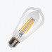 Светодиодная лампа филамент ST64 8W 2700K E27 880 Лм PL-ST64F8WW PANLIGHT