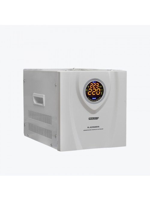 Стабилизатор напряжения однофазный симисторный 5000VA 4KW 105-270V PL-SCR5000VA-4KW