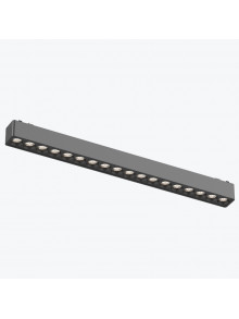 Светильник Linear на магнитную шину черный 18Вт,4000K,DC48V,340MM PANLIGHT ULTRA SLIM PL-18MTA-BK