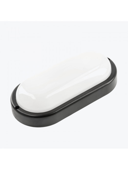 Светильник светодиодный LED KODO 12W 4000K овальный черный LD-KD12WOV-NB-10