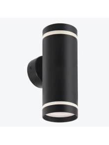 Бра 2XGU10 круглый черный PL-23022B