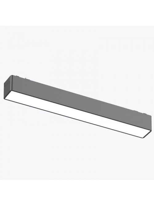 Светильник Linear на магнитную шину черный 10Вт,4000K,DC48V,230MM PANLIGHT ULTRA SLIM PL-10MTB-BK