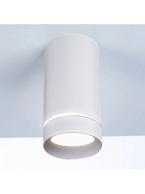 Точечный накладной светодиодный светильник LED 5W 4000K круглый белый PL-234355W
