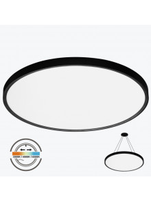 Плафон потолочный LED 50W 3CCT PL-CL50X3CCT-BL 230V IP20 черный 600x27 Ultra Slim PANLIGHT