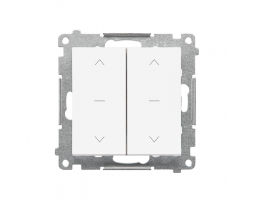 Выключатель двойной для жалюзи белый мат TZP2.01/111 SIMON 55